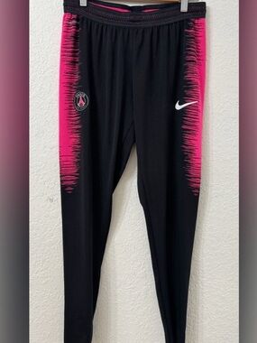 Nike Paris PSG aeroswift vaporknit strike black pink soccer football pants